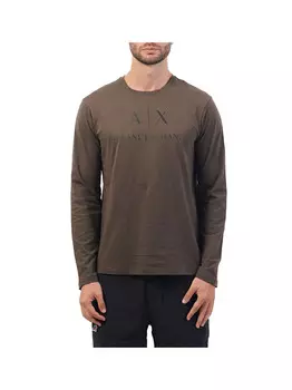 Коричневая мужская рубашка Armani Exchange