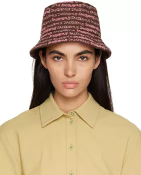 Коричневая панама Le Raphia 'Le Bob Bordado' Jacquemus