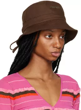 Коричневая панама Le Raphia Le Bob Gadjo Jacquemus