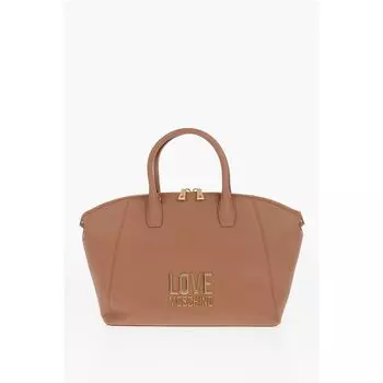 Коричневая полиэтиленовая сумка-тоут Moschino, Brown