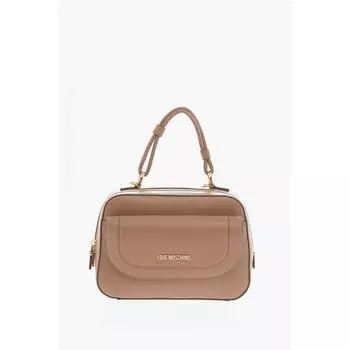 Коричневая полиэтиленовая сумка-тоут Moschino, Brown