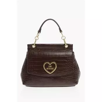 Коричневая полиэтиленовая сумка-тоут Moschino, Brown