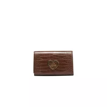 Коричневая полиэтиленовая женская сумка через плечо LOVE MOSCHINO