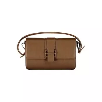 Коричневая полиэтиленовая женская сумка Valentino Bags