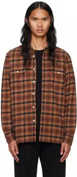 Коричневая рубашка Jackson Worker Levi's
