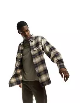 Коричневая рубашка в клетку Levi's Jackson Worker