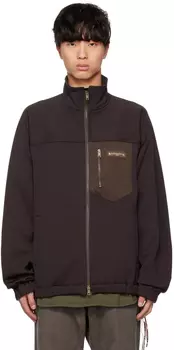 Коричневая спортивная куртка на молнии mastermind WORLD