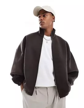 Коричневая спортивная куртка с аквалангом ASOS DESIGN Extreme