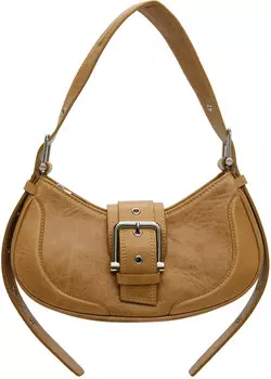 Коричневая сумка-брокл Osoi