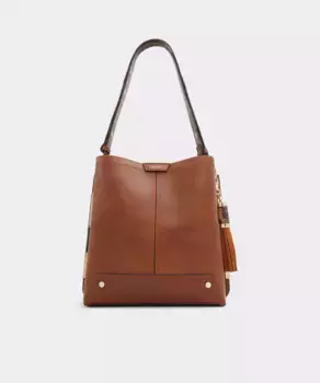 Коричневая сумка через плечо с магнитной застежкой Aldo, цвет Camel
