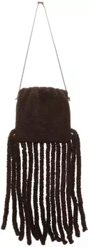 Коричневая сумка из овчины 'The Fringe' Bottega Veneta
