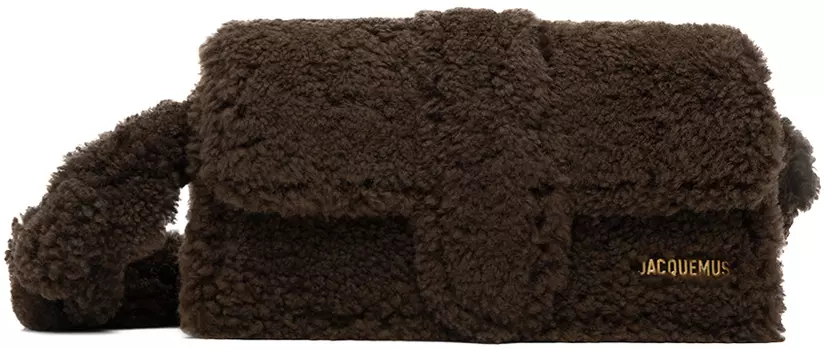 Коричневая сумка Le Papier Le Bambidou Jacquemus