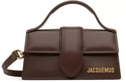 Коричневая сумка Le Raphia 'Le Bambino' Jacquemus