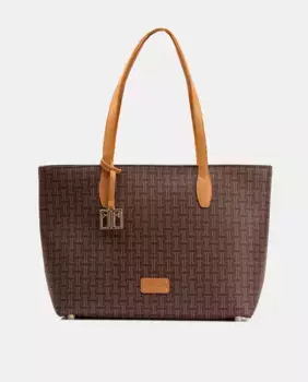 Коричневая сумка на плечо из веганской кожи Farrutx, коричневый