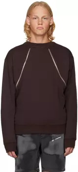 Коричневая толстовка с надписью «Affable» HELIOT EMIL