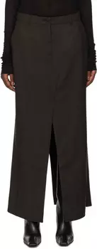 Коричневая юбка-макси Kiko Holzweiler