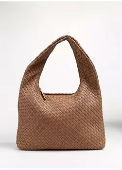 Коричневая женская кожаная сумка Les Visionnaires