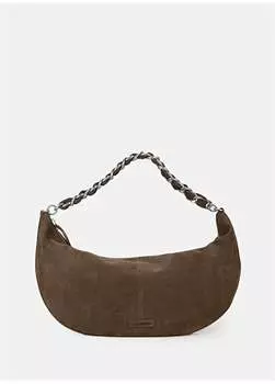 Коричневая женская кожаная сумка на плечо 61X33x5x см ENYA CHAIN2017 Les Visionnaires, коричневый