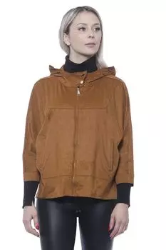 Коричневая женская куртка из полиэстера 19V69 Italia, коричневый