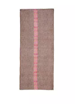 Коричневая женская шерстяная шаль Network