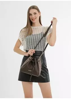 Коричневая женская сумка через плечо 22X25x14 см 05FS23K462 Fossil, коричневый