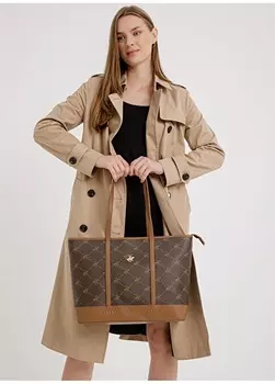 Коричневая женская сумка через плечо Beverly Hills Polo Club