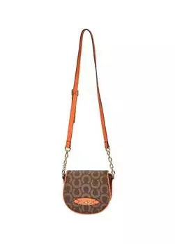 Коричневая женская сумка через плечо размером 20X18x7 см US24192 U.S. Polo Assn., коричневый