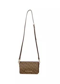 Коричневая женская сумка через плечо U.S. Polo Assn.