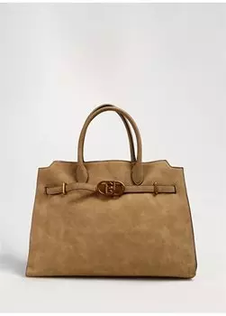 Коричневая женская сумка на плечо 9X40x28 см AA4011E002961336 Lu Jo, коричневый