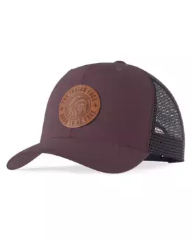 Коричнево-синяя кепка унисекс Born to be Free The Indian Face, мультиколор