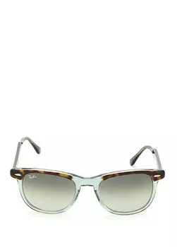 Коричнево-Зеленые солнцезащитные очки Ray-Ban, зеленый