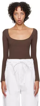 Коричневое боди El Tigre Gil Rodriguez