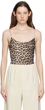 Коричневое боди Emily Baserange