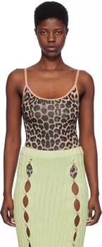 Коричневое боди Emily Baserange