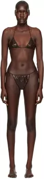 Коричневое микро-бикини Osree