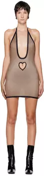 Коричневое мини-платье Кайли Poster Girl