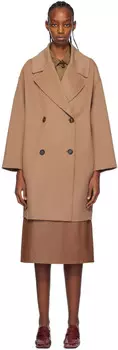 Коричневое пальто «Элеонора» Max Mara