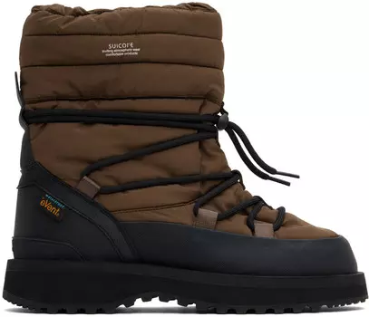 Коричневые ботинки BOWER-TRevab-HI-LACE SUICOKE
