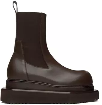 Коричневые ботинки Rick Owens Beatle Turbo Cyclops