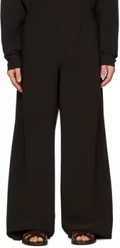 Коричневые брюки для отдыха с кулиской Birrot