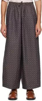 Коричневые брюки HDP NEEDLES