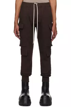 Коричневые брюки Hollywood Mastodon Megacargo Rick Owens