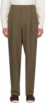 Коричневые брюки «пишущая машинка» XENIA TELUNTS