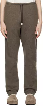 Коричневые брюки Teo Lounge The Row