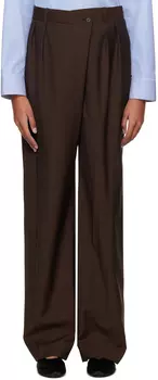 Коричневые брюки Willow The Row