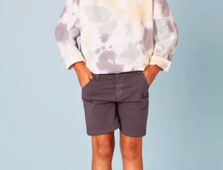 Коричневые цветные джинсовые шорты для мальчиков Kids Boys Tocoto Vintage, коричневый