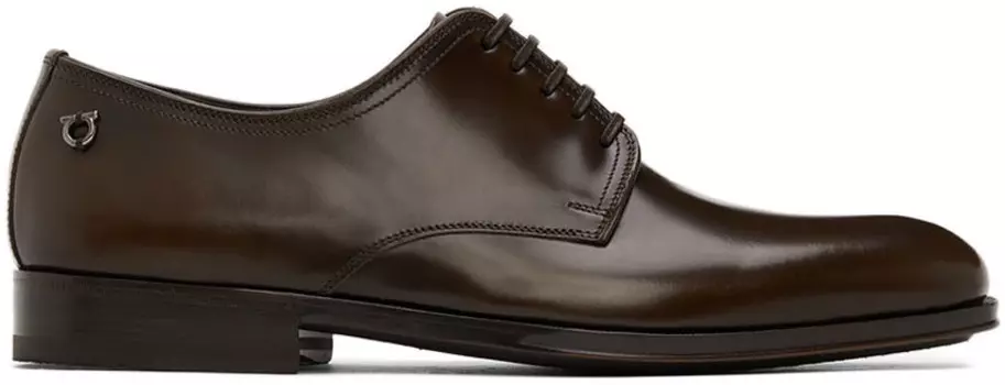 Коричневые дерби Gancini Ferragamo