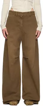 Коричневые джинсы Dem Entire Studios