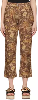 Коричневые джинсы-джинсы YMC