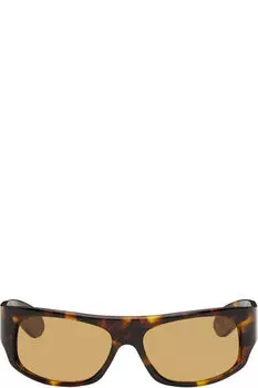 Коричневые и черные солнцезащитные очки Uailus Marni